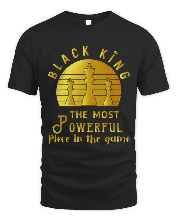 Black King The Most Powerful Piece in The Game Men Boy 3