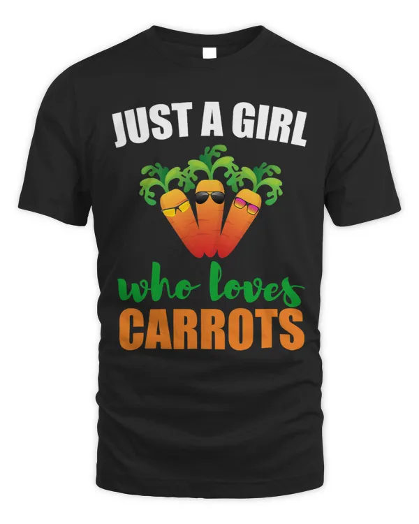 Just A Girl Who Loves Carrots Funny Vegetable Lover Design
