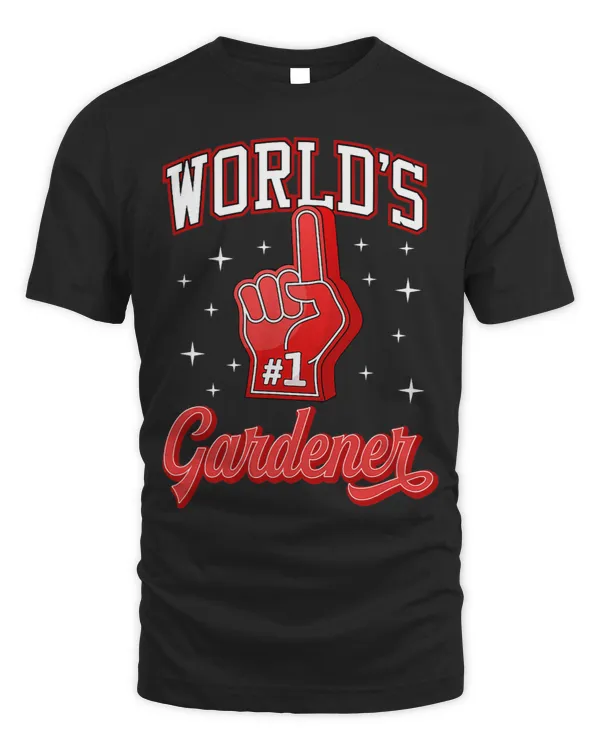1 Gardener Worlds Number One Gardener Foam Finger