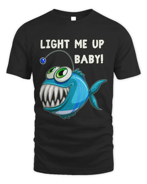 Anglerfish angler fish light darkness theme