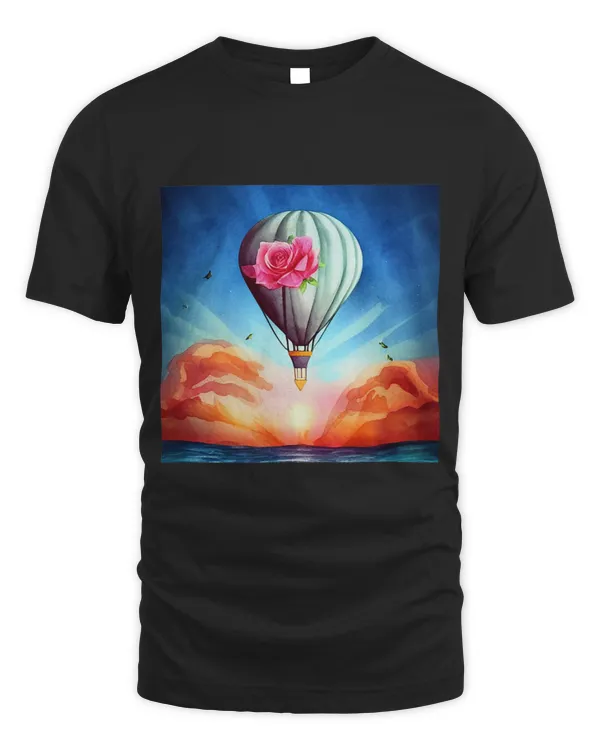 Hot Air Balloon Art Design Ballooning Nature Adventure Fans