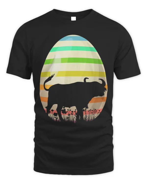 Funny Easter Egg Lover Vintage Style Buffalo Easter Egg