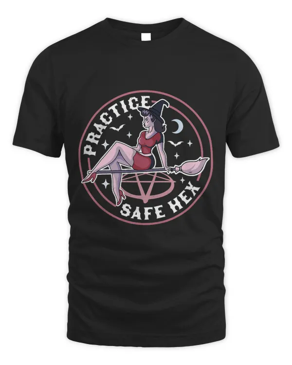 Practice Safe Hex Funny Witch Halloween Costume Pastel Goth 15