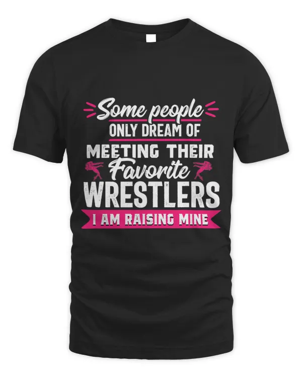 Proud Wrestling Mom Raising Mine Wrestler Parent Women Gift