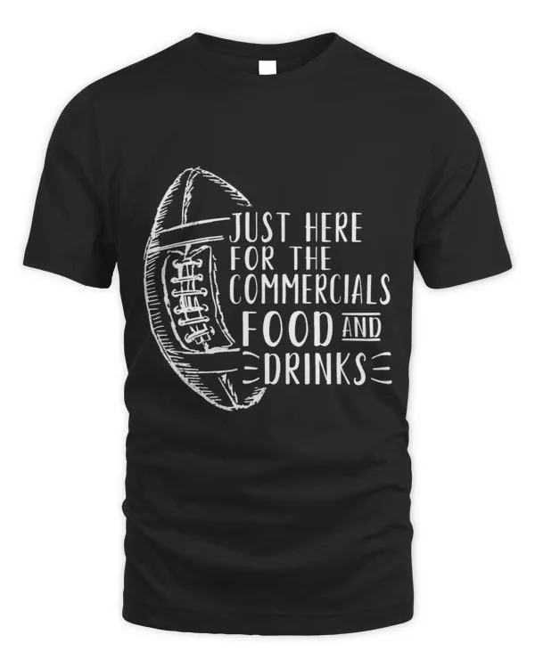 Just Here For The Commercials American Football Gift