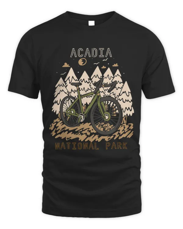 Biking Acadia National Park Souvenir Forest Hike Nature