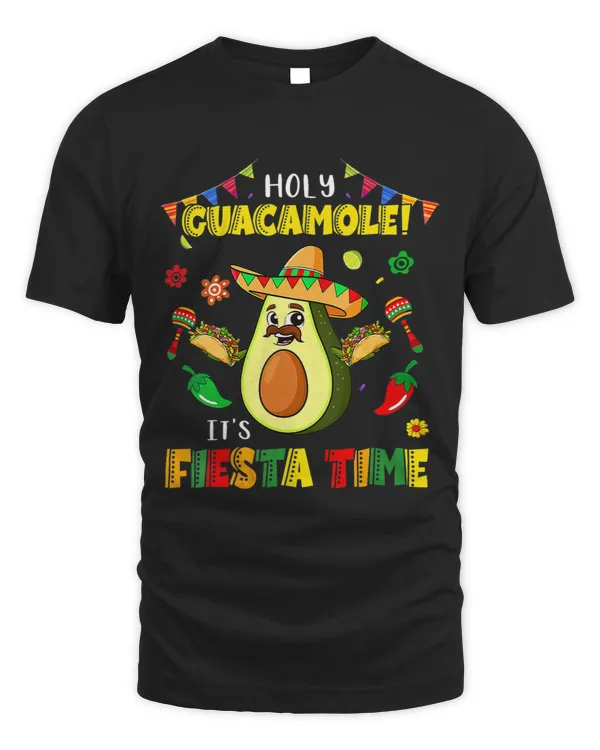 Holy Guacamole Its Fiesta Time Cinco De Mayo Avocado Maraca