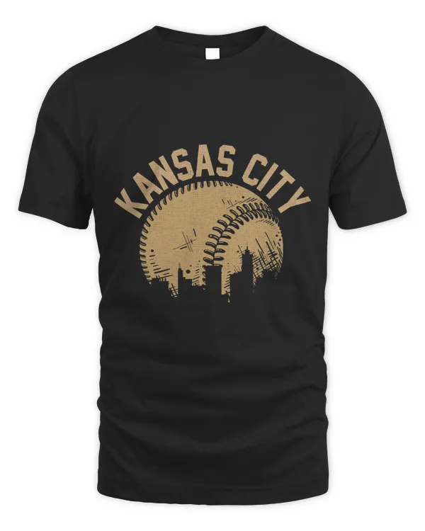 Kansas City Baseball Skyline Missouri Player Coach Fan