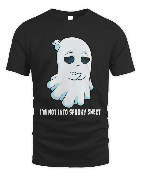 Sad Ghost Halloween Costume I'm Not Into Spooky Sheet