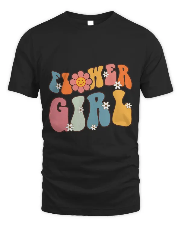 Groovy Flower Girl Retro Cute Flower Girl Toddler Girls