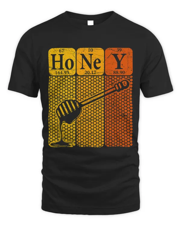 Honey Periodic Table Elements Beekeeper Retro Apiarist 2