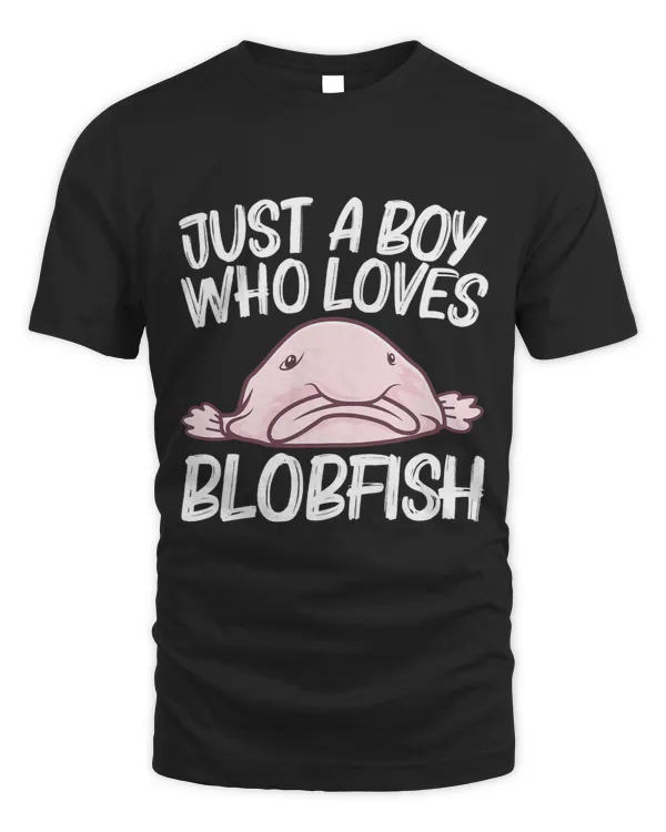 Funny Blobfish Design For Boys Kids Deep Sea Fish Zoo Animal
