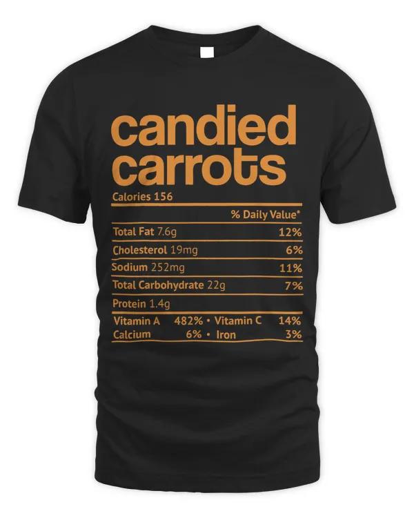 Candied Carrots Nutrition Facts Funny Thanksgiving Christmas