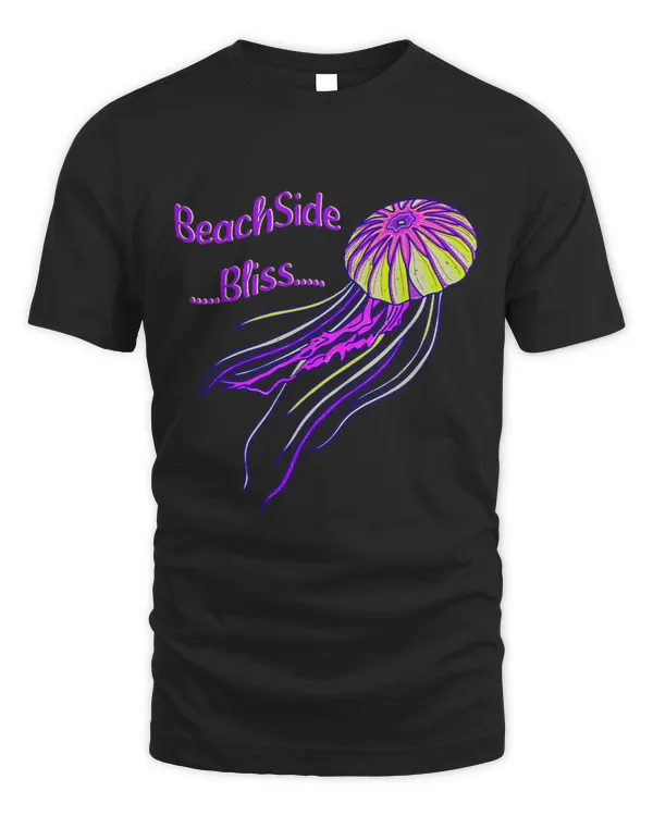 Beachside Bliss Tropical Jellyfish Art For Summer Vacations