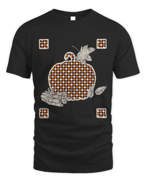 Halloween Vintage Cutest Pumpkin Buffalo Plaid Pumpkin