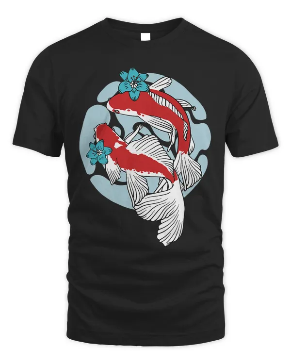 Beautiful Japanese Koi Fish Yin Yang