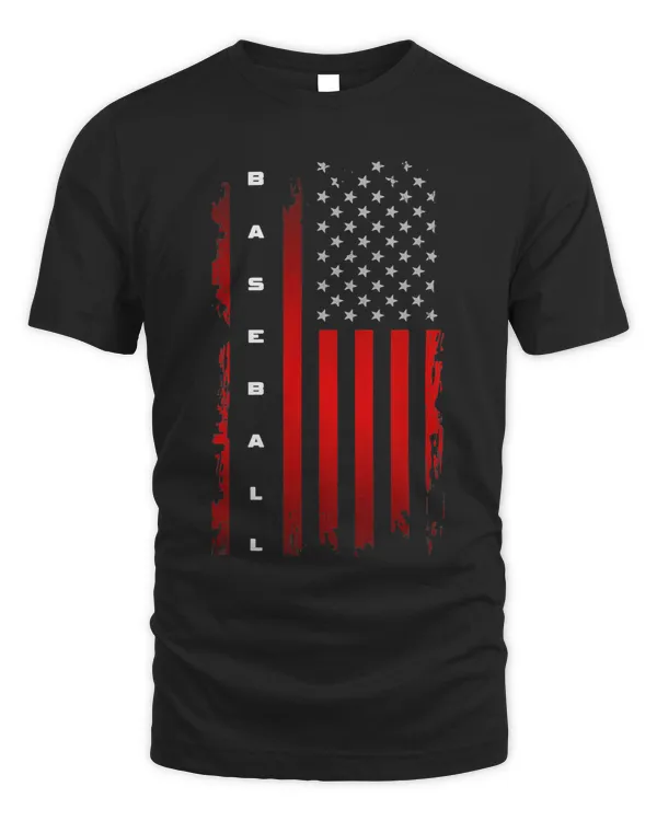 American Flag Baseball Team Gift 43