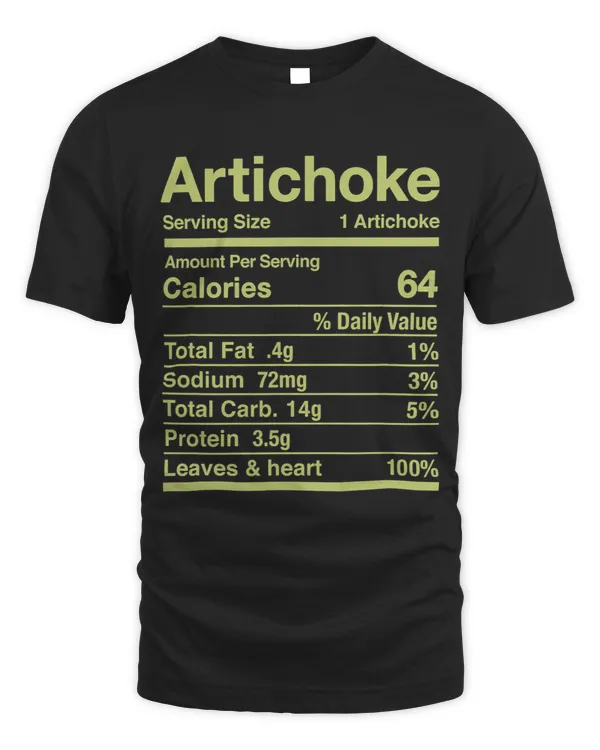 Artichoke Christmas Food Nutrition Facts Matching