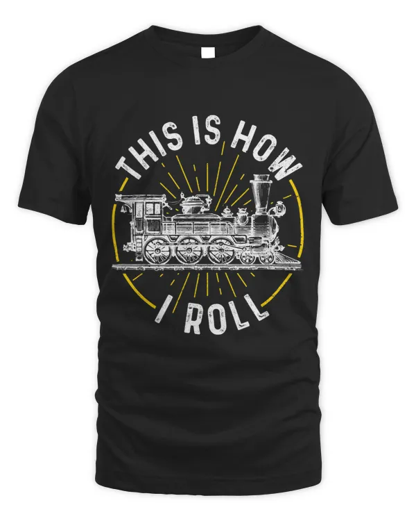 Railroad Train Lover Railway Funny Train Engineer