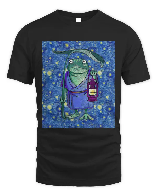Starry Night Frog Lantern