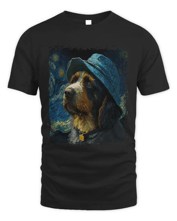 Starry Night Vincent van Gogh Dog Lovers Painting Dogs Funny 2