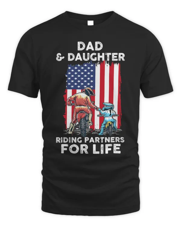 Dirt Bike Dad and Daughter Riding Partners For Life