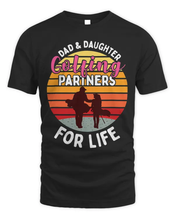 Dad And Daughter Golfing Partners For Life