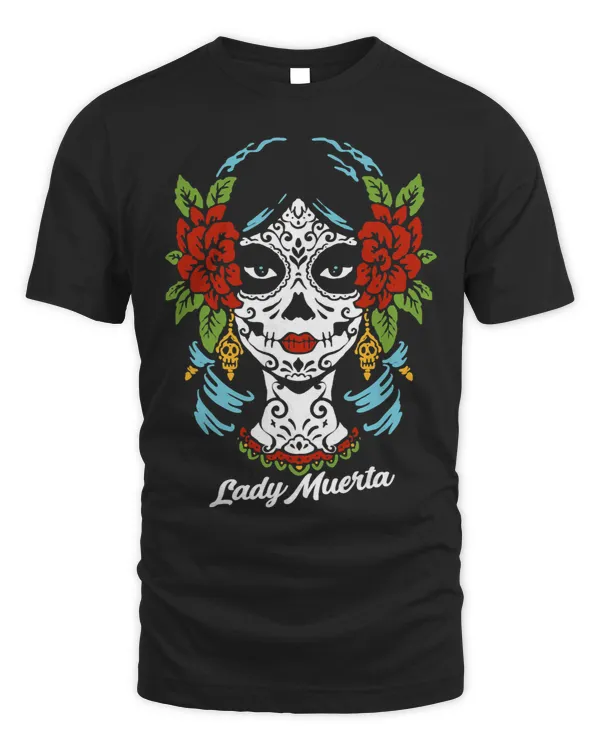 La Catrina Santa Muerte Rose Sugar Skull Calavera Halloween 3