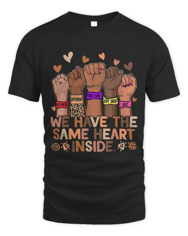 Same Heart Inside Black History Month BLM Melanin Pride Afro
