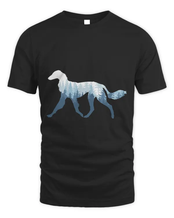 Saluki Silhouette Persian Greyhound Dog Outdoor Nature