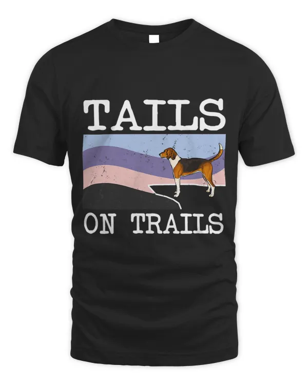 American Foxhound Tails On Trails Funny Dog Hiking 3 2