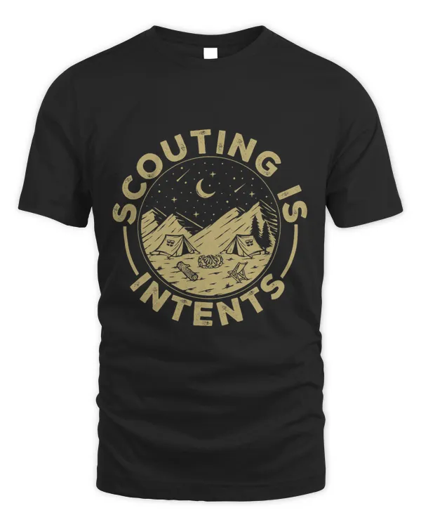 Camping Funny Scout Camper Scouting Is Intents