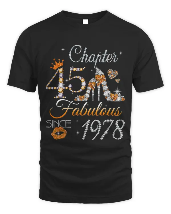 Chapter 45 EST 1978 45 Years Old 45th Birthday Queen