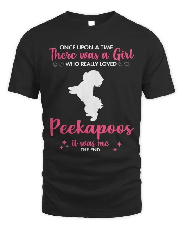 Girl Loves Peekapoo Dog Pet Gift For Men Women Mom Dad Him