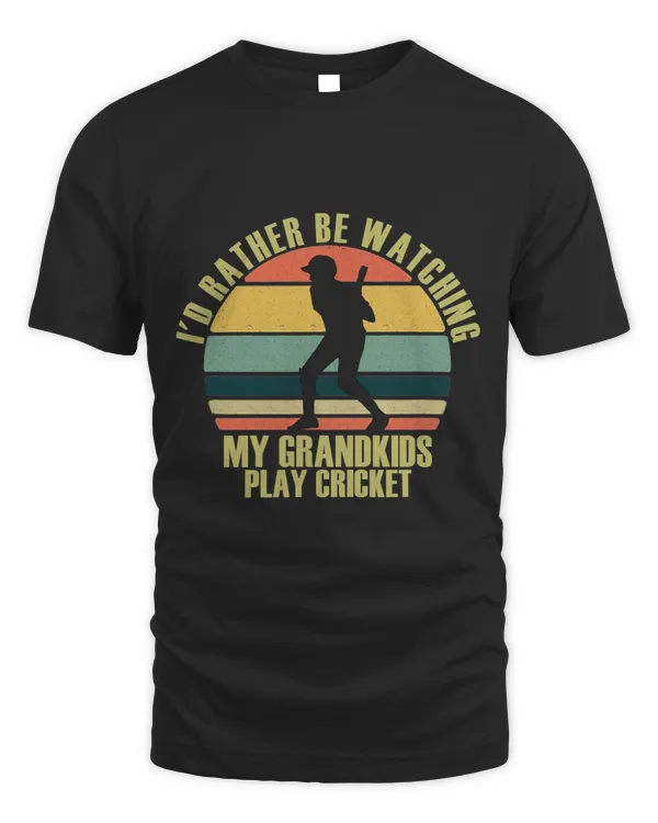 Heartfelt Rather Be Watching Grandkids Play Cricket