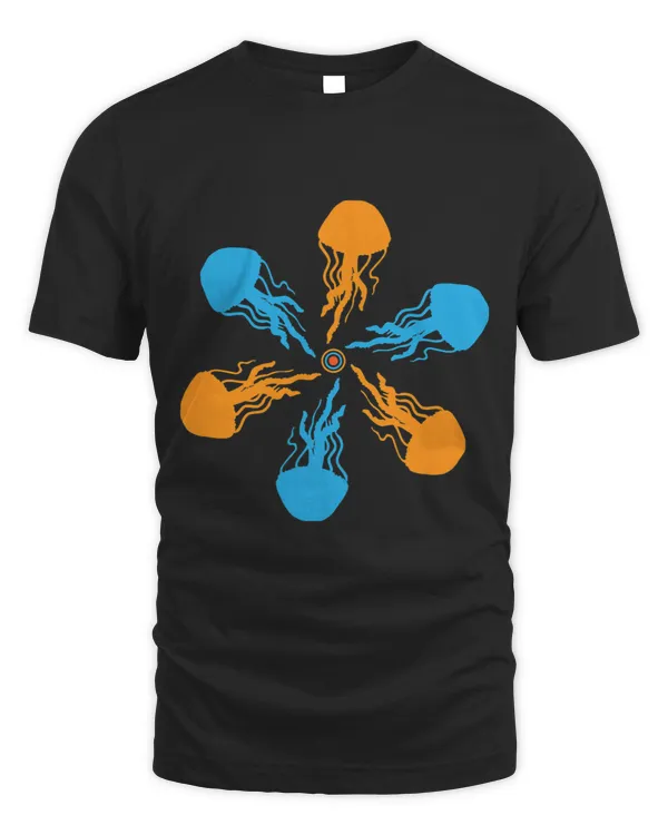 jellyfish Animal Mandala Pattern