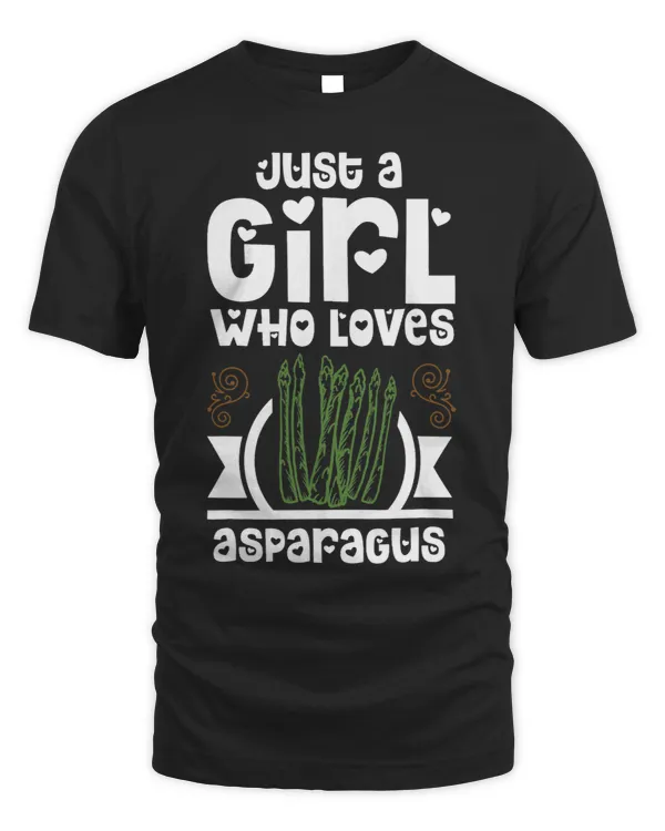 Just A Girl Who Loves Asparagus Veganism Organic Food 3