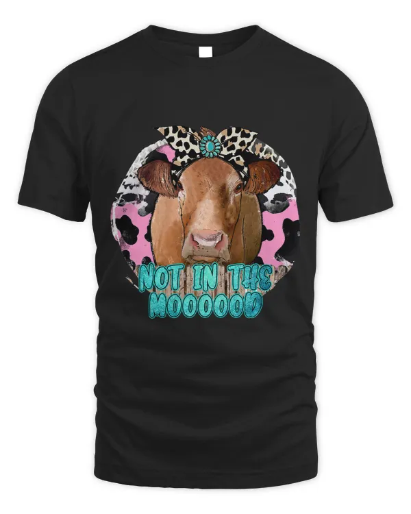 Leopard Cowhide Bandana Heifer Not In The Mood Western Cow