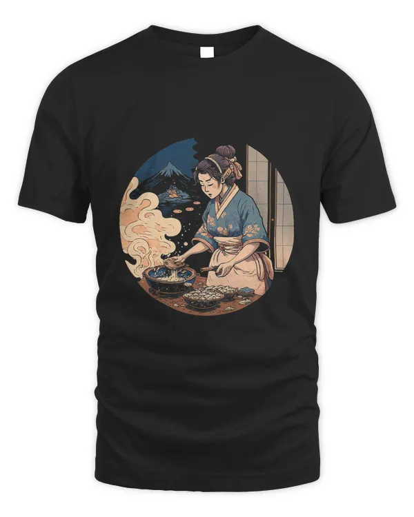 Surrealism Japanese Painting Rice Cook 2
