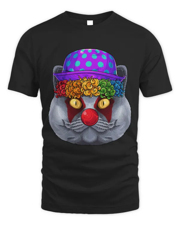 Clown British Shorthair Circus Carnival Costume Theme Party28