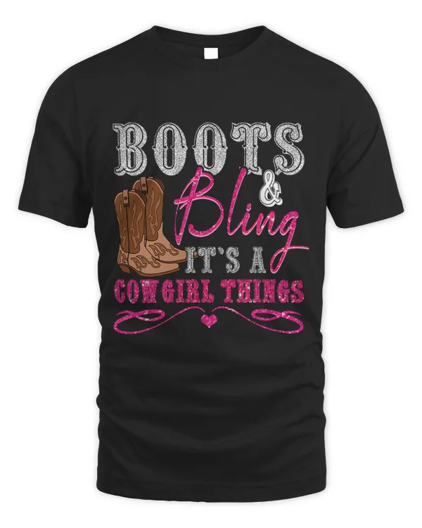 Funny Cowgirl Boots Bling Women Gift Cute Love Country Life (2)