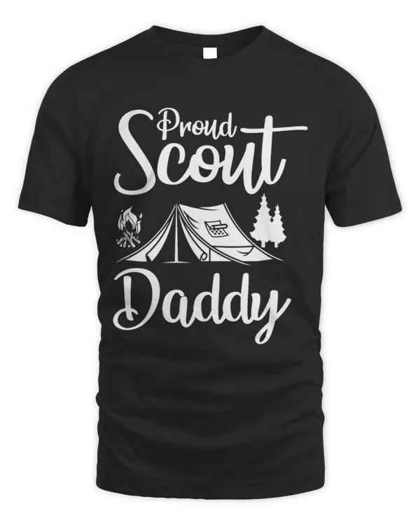 Proud Scout Daddy Camping Scouting Tent Scout Dad Leader