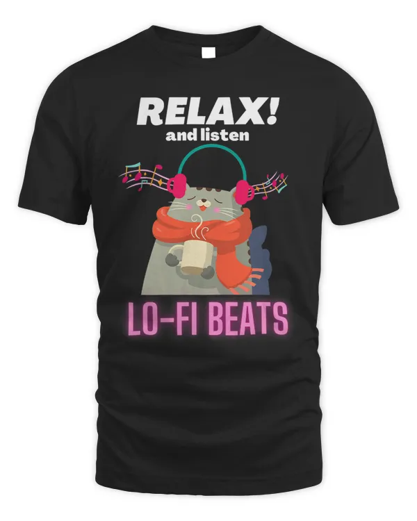 Relax and listen Lo Fi Beats Retro Lo Fi Hip Hop Outfit