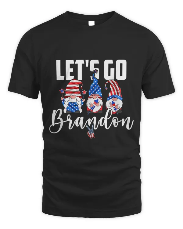 Funny Gnome Lets Go Brandon flag sunglasses