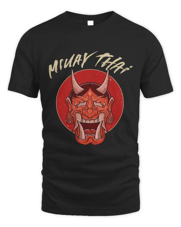 Muay Thai Art Vintage Oni Demon Hannya Mask