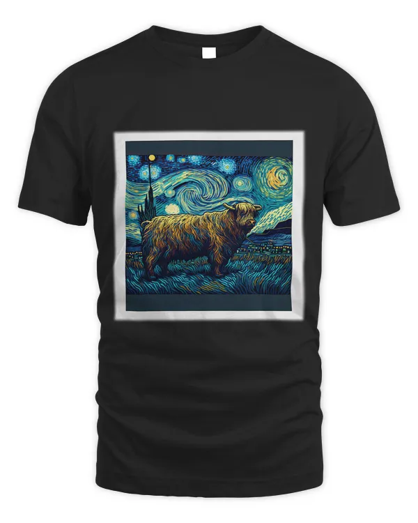 Surrealism Starry Night Yak