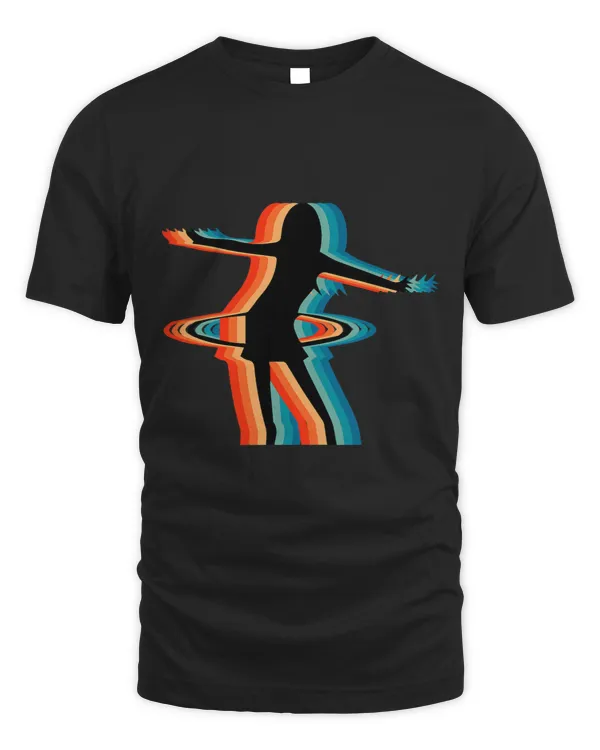 Mens Retro Hula Hooping Vintage Hula Hooper Made in 70s