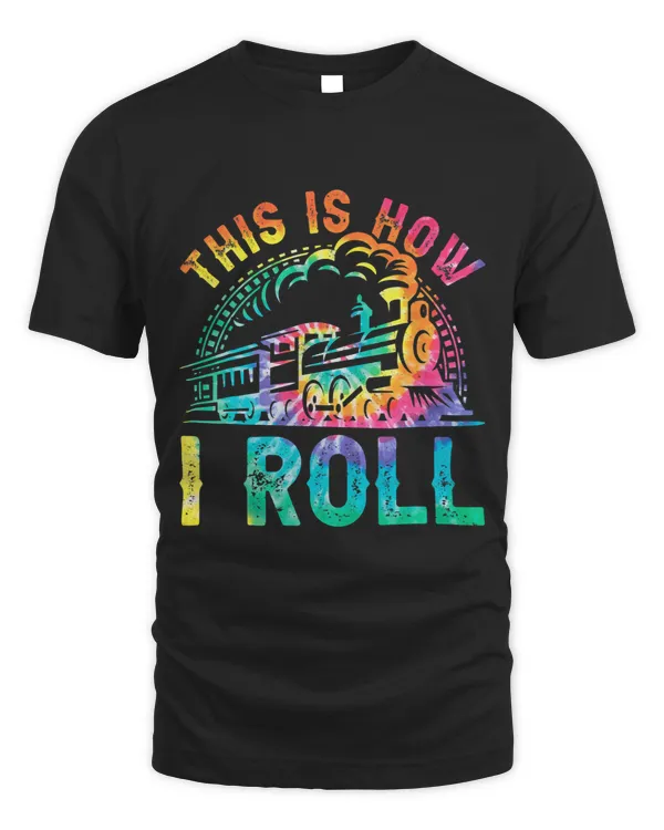 This Is Funny How I Retro Roll Train Engineer Railroad Lover 1