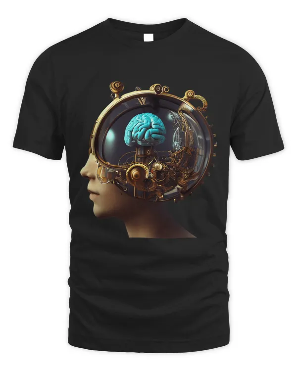 A SciFi Baroque Mechanized Brain Concept Of Anatomically