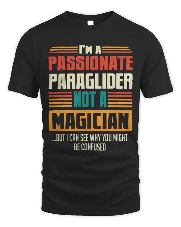 Paragliding Passion Funny Quote Retro Vintage